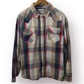 Levi's Shirts | Levi Men’s Button-Down Western Style Long Sleeve Pearl Snap Button Pocket Shirt. | Color: Blue/Red | Size: Xl
