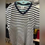 Ralph Lauren Shirts | Lacoste Medium V Neck Mens T Shirt $40 | Color: White | Size: M