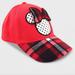 Disney Accessories | Minnie Disney Jr Plaid Hat | Color: Red/White | Size: Osg