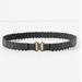 Anthropologie Accessories | Anthropologie Tabitha Stretch Belt | Color: Black/Gold | Size: Various