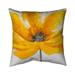 Big Yellow Flower Square Throw Pillow Cover Begin Edition International Inc | 16 H x 16 W x 1 D in | Wayfair 5543-1616-FL103