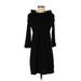 The Limited Casual Dress - Sweater Dress: Black Dresses - Women's Size X-Small