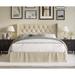 Andover Mills™ Bellamy Tufted Platform Bed Upholstered/Metal/Polyester in Brown | 45.3 H x 41.9 W x 78 D in | Wayfair