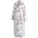 Red Barrel Studio® Ivara Fleece Girl Mid-Calf Bathrobe w/ Pockets Polyester | 49.21 H x 47.24 W in | Wayfair D9B0C84B3801443D9D505BF12E927F2E