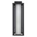 Joss & Main Angola Black Outdoor Wall Lantern Metal/Steel in Black/Gray/White | 18.74 H x 6.7 W x 5.9 D in | Wayfair