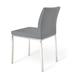 sohoConcept Aria Metal Side Chair Upholstered/Metal in Gray/Brown | 31 H x 17 W x 21 D in | Wayfair DC1001-41