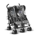 Rain Cover for Chicco Echo Twin Stroller, Made in The UK from Clear Supersoft PVC