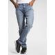 Slim-fit-Jeans LEE "Extrem Motion Slim" Gr. 33, Länge 30, blau (lenny) Herren Jeans Slim Fit