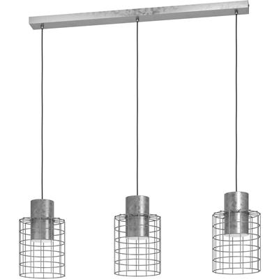 EGLO Hängeleuchte "MILLIGAN", bunt (silberfarben, weiß), H: 110,00cm, Lampen, Hängeleuchte in silber und weiß aus Stahl - exkl. E27 - 40W Image