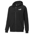 Hoodie PUMA "Essentials Small Logo Kapuzenjacke Herren" Gr. XL, schwarz (black) Herren Sweatshirts