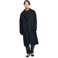 Urban Classics Men's Long Coat Mantel, Black, M