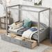 Twin Size Canopy Daybed with 3 in 1 Drawers