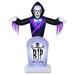 Occasions 8 Ft LED Inflatable Halloween Grave and Grim Reaper Yard Decoration - 6.46