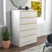 DH BASIC Mod Modern White 31-inch Wide 5-Drawer Vertical Dresser by Denhour