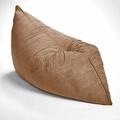 ZeaZu Medium Classic Bean Bag Microfiber/Microsuede in Brown | 10 H x 58 W x 78 D in | Wayfair 415926