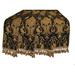 Sherry Kline China Art Throw Polyester in Black/Brown | 72 H x 52 W in | Wayfair CHI-BLK-THR