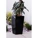 Latitude Run® Self Watering Plastic Pot Planter in Black | 22.44 H x 11.81 W x 11.81 D in | Wayfair 92E8D77034E54DDC9C0E94B82041E3DA