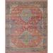 Red 142 x 106 x 0.5 in Area Rug - Canora Grey Raymond Persian Inspi Traditional Multicolor Transitional Area Rug | 142 H x 106 W x 0.5 D in | Wayfair