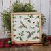 The Holiday Aisle® Christmas Pattern Wood Sign Wood in Brown | 10 H x 10 W x 1 D in | Wayfair 96B7AA95D7C84F5A9A396D752EFAF2E3