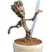 Disney Other | Guardians Of The Galaxy I Am Baby Groot Cup W/Straw New | Color: Gray/Tan | Size: Various