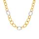 JOOP! Collier Edelstahl Damen Halsschmuck, 45 cm, Bicolor, Kommt in Schmuck Geschenk Box, 2032467