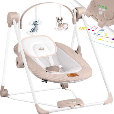 Kidiz - Babywippe Babyschaukel mit 5 Geschwindigkeitseinstellungen zusammenklappbarer Baby Wippe Image