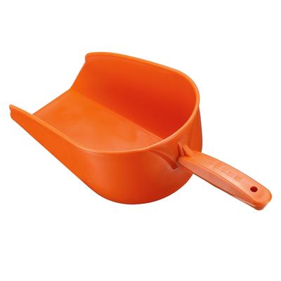 Hand Scoop PP 9.1x3.1x4.1"Flour Sugar Cereal Shovel Feed Supplies - Orange