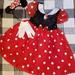 Disney Dresses | Disney Minnie Mouse Costume | Color: Black/Red | Size: 6xg