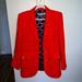 Zara Jackets & Coats | !!!Zara Red Blazer!!! | Color: Red | Size: M