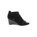 Donald J Pliner Wedges: Black Solid Shoes - Women's Size 6 - Open Toe