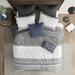 INK+IVY Mila King/Cal King 3 Piece Cotton Comforter Set with Chenille Tufting - Olliix II10-1249