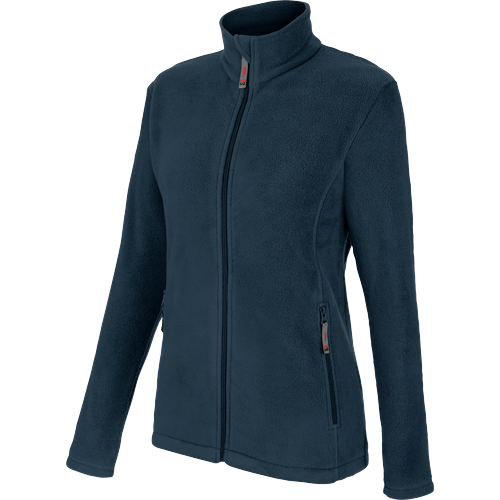 Veste polaire de travail zippée femme Job + Würth MODYF marine