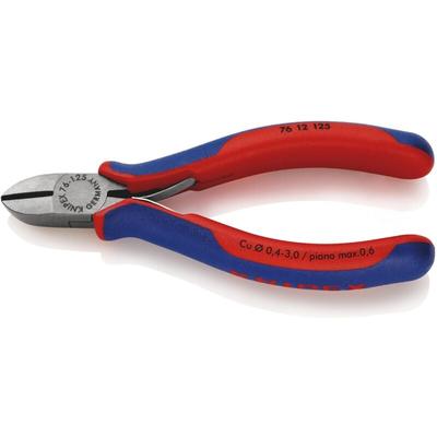 76 12 125 Elektronik- u. Feinmechanik Seitenschneider mit Facette 125 mm - Knipex