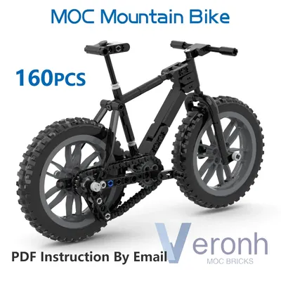 MOC-Ensemble de décennie s de Construction de Vélo de Montagne pour Enfant Modèle de Technologie