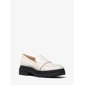 Michael Kors Parker Leather Loafer Natural 10