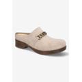 Wide Width Women's Ventura Flats by Bella Vita in Stone Suede Leather (Size 11 W)