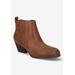 Wide Width Women's Lou Bootie by Bella Vita in Tan (Size 10 W)