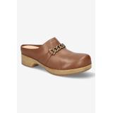 Extra Wide Width Women's Ventura Flats by Bella Vita in Camel Burnished Leather (Size 9 1/2 WW)