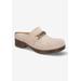 Wide Width Women's Ventura Flats by Bella Vita in Stone Suede Leather (Size 10 W)