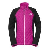 The North Face Jackets & Coats | Girls M 10/12 North Face Thermoball Jacket Black And Pink. Zipper, Pockets. | Color: Black/Pink/White | Size: Mg