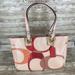 Coach Bags | Coach Melon/Multi Classic “C” Iconic Patent Leather Vintage Style Tote Nwt | Color: Orange/Pink | Size: 15”X9”