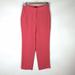 J. Crew Pants & Jumpsuits | J Crew Women Petite 4p Pull On Easy Pant Pink Matte Crepe Cropped Ankle Straight | Color: Pink | Size: 4p