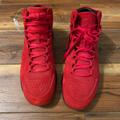 Under Armour Shoes | New Under Armour Curry 1 Lux Mid Suede Men's Basketball Shoe | Color: Red | Size: 10