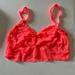 Victoria's Secret Intimates & Sleepwear | *3 For $20! Bright Coral Lace Bralette Pink By Victoria’s Secret, Size Large | Color: Pink | Size: L