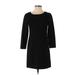 J.Crew Factory Store Casual Dress - Sheath: Black Print Dresses - Women's Size X-Small
