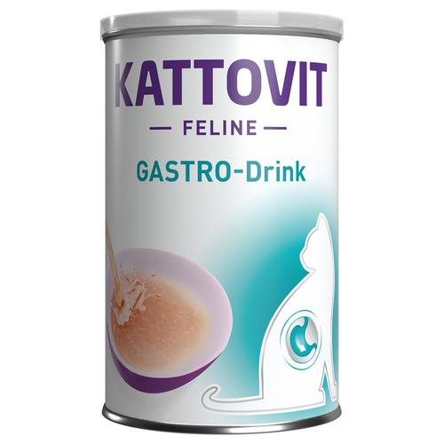 12x135ml Kattovit Gastro-Drink mit Huhn Ergänzungsfuttermittel für Katzen