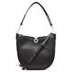 Calvin Klein Women's Crisell Crescent Shoulder Bag, Black/Silver, One Size