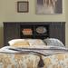 Rustic King Bookcase Headboard In Rock Beaten Gray Finish with Saw Cuts - Liberty Furniture 759-BR15B