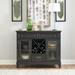 Cottage Buffet In Wirebrushed Black Forest Finish w/ Ember Gray Tops - Liberty Furniture 417B-CB5444