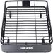 Livego Luggage Rack w/ Back Guard Metal in Black | 5.9 H x 39.4 W x 66.1 D in | Wayfair DAN275